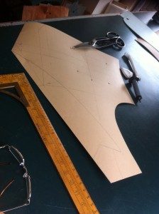 Double breasted waistcoat pattern i have drafted.